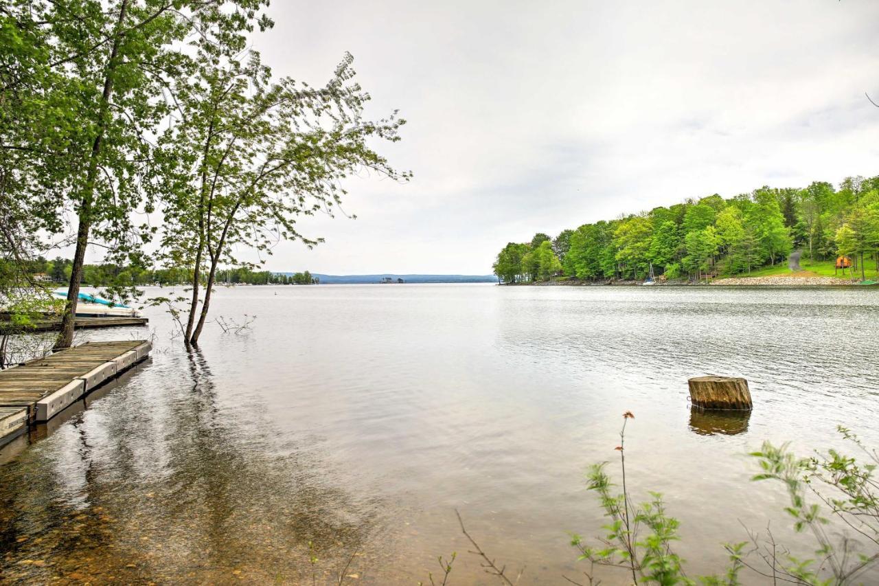 Mayfield Home With Private Dock On Lake Sacandaga! Broadalbin Exterior photo